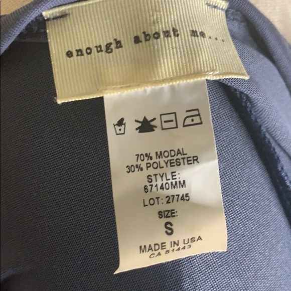 Enough about me.. Blue tank top - Picture 4 of 4